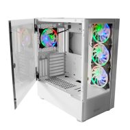 Case Gamer Teros TE-1164W Mid Tower/ATX/600W Bronce/BLANCO/USB 3.0/2.0, Audio. - Imagen 2